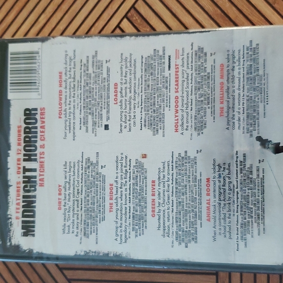 2 dvds•8 horror fil.s each•MIDNIGHT HORROR & MASTERS OF TERROR•NIP - Picture 3 of 16